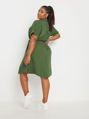 Yours Curve Green Utility Airflow Dress - Image 2 of 3