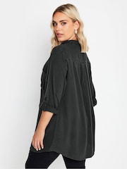 Negro - Camisa de cambray de Yours Curve - Imagen 3 de 5