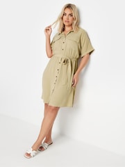 Yours Curve Natural Utility Airflow Dress - Image 2 of 4