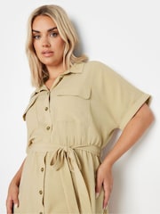 Yours Curve Natural Utility Airflow Dress - Image 4 of 4