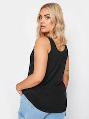 Yours Curve Black Ground Longline Vests 2 Pack - Image 3 of 8