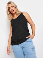 Yours Curve Black Ground Longline Vests 2 Pack - Image 4 of 8