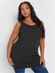 Yours Curve Black Longline Vests 2 Pack - Image 2 of 7