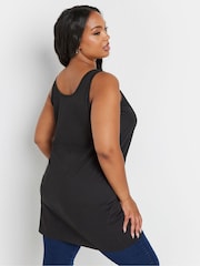 Yours Curve Black Longline Vests 2 Pack - Image 4 of 7