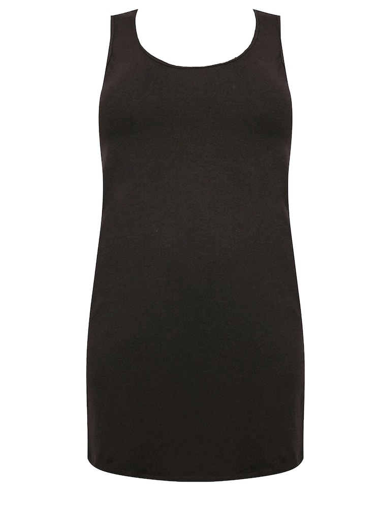 Yours Curve Black Longline Vests 2 Pack - Image 7 of 7