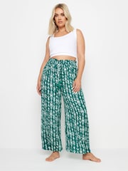 Yours Curve Green Tassel Beach Trousers - Image 2 of 5