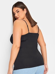Yours Curve Black Cami Vests 2 Pack - Image 2 of 6