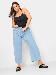 Yours Curve Black Cami Vests 2 Pack - Image 3 of 6