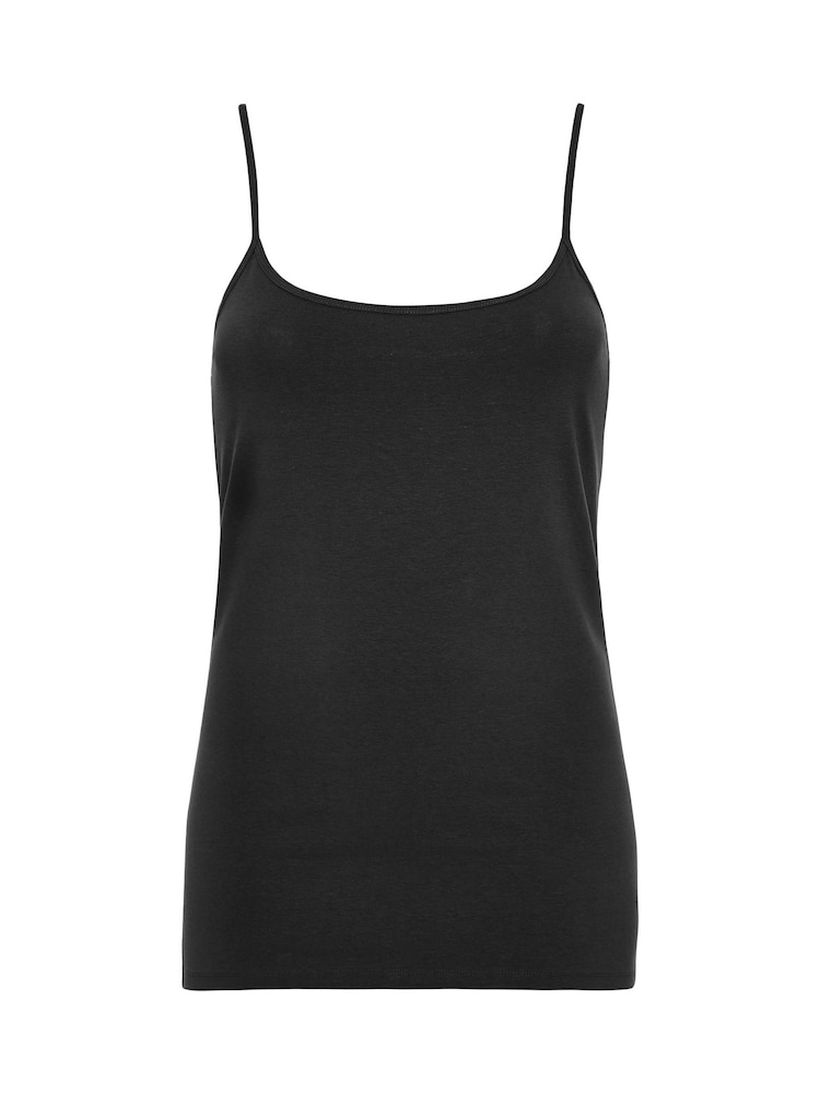Yours Curve Black Cami Vests 2 Pack - Image 6 of 6