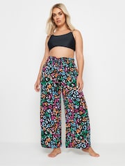 Yours Curve Black Tassel Beach Trousers - Image 2 of 5