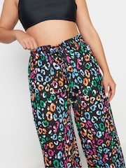 Yours Curve Black Tassel Beach Trousers - Image 4 of 5