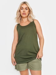 Yours Curve Light Black Core Basic Vests 3 Pack - Image 2 of 6
