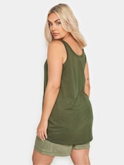 Yours Curve Light Black Core Basic Vests 3 Pack - Image 4 of 6