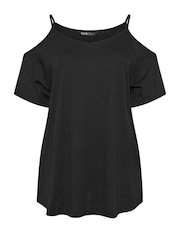 Yours Curve Cold Shoulder Tops 2 Pack - Bild 6 von 8