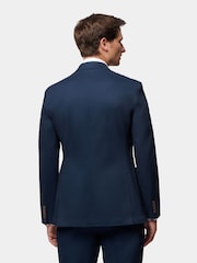 Peckham Rye Blue Single Breasted Cotton Stretch Regular Fit Jacket - Image 3 of 12