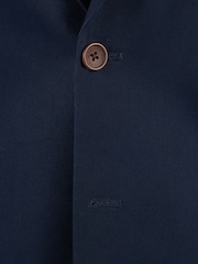 Peckham Rye Blue Single Breasted Cotton Stretch Regular Fit Jacket - Image 9 of 12