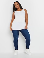 Yours Curve Black Core Basic Vests 3 Pack - Image 5 of 6