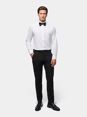 Peckham Rye Black Regular Fit Classic Tuxedo Trousers - Image 2 of 8