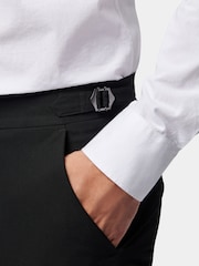 Peckham Rye Black Regular Fit Classic Tuxedo Trousers - Image 3 of 8