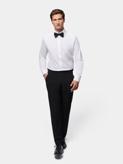 Peckham Rye Black Regular Fit Classic Tuxedo Trousers - Image 6 of 8