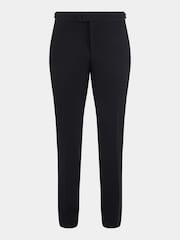 Peckham Rye Black Regular Fit Classic Tuxedo Trousers - Image 7 of 8