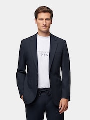 Peckham Rye Blue Regular Fit Travel Jacket - Image 1 of 8