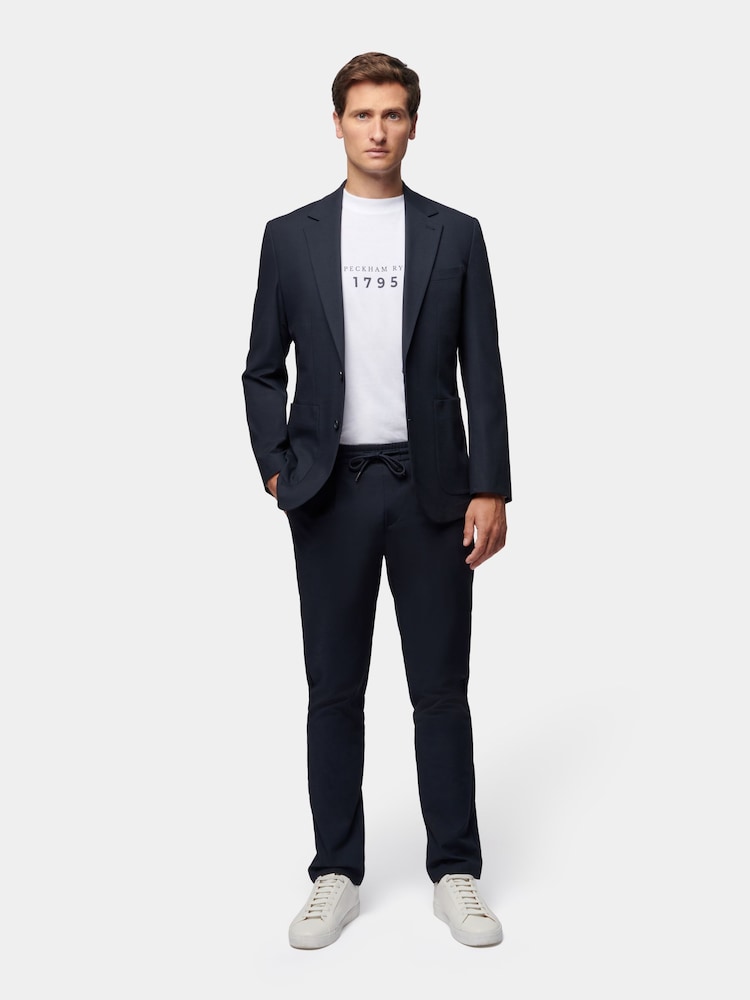 Peckham Rye Blue Regular Fit Travel Jacket - Image 2 of 8