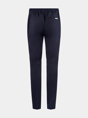 Peckham Rye Blue Drawstring Herringbone Trousers - Image 8 of 10