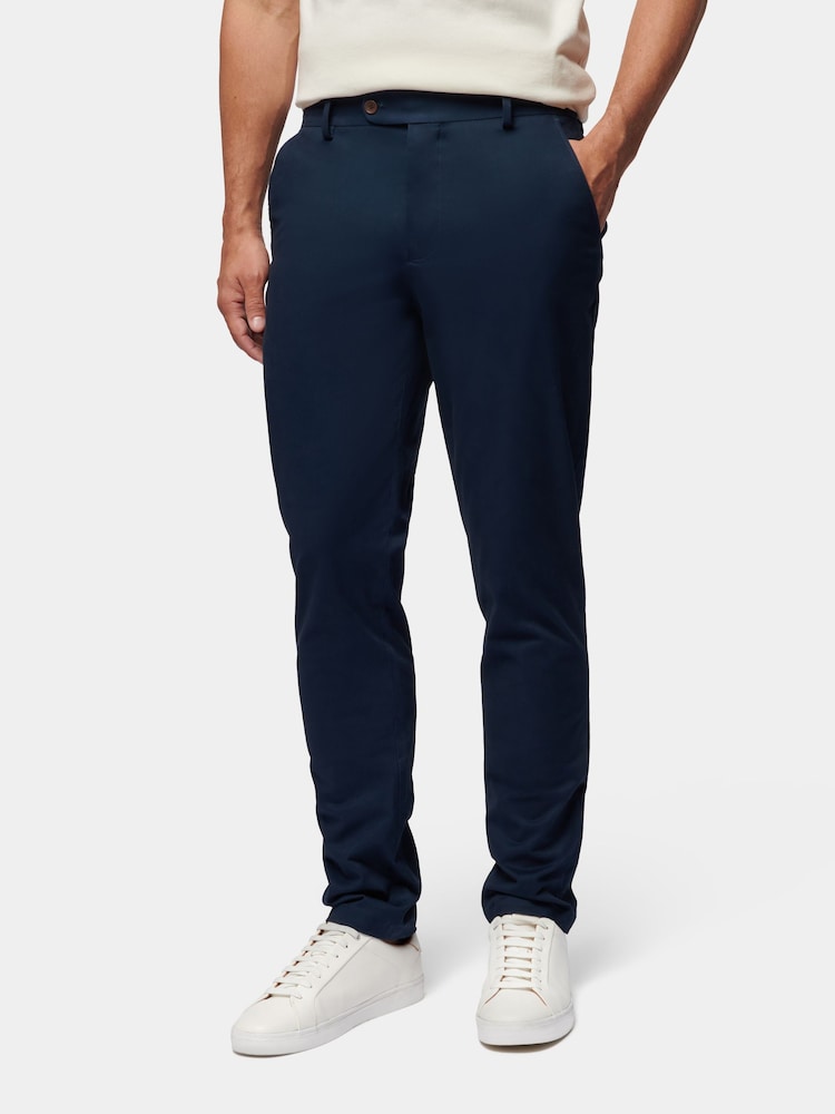Peckham Rye Blue Straight Leg Chinos - Image 1 of 7