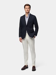 Peckham Rye Blue Waffle Knit Regular Fit Jacket - Image 2 of 12