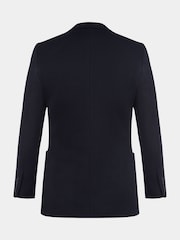 Peckham Rye Blue Waffle Knit Regular Fit Jacket - Image 6 of 12
