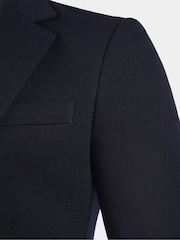 Peckham Rye Blue Waffle Knit Regular Fit Jacket - Image 7 of 12