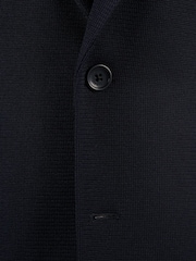 Peckham Rye Blue Waffle Knit Regular Fit Jacket - Image 9 of 12
