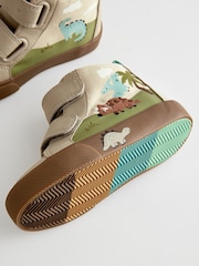 Neutral Dinosaur Wide Fit (G) Warm Lined Touch Fastening Boots - Image 6 of 6