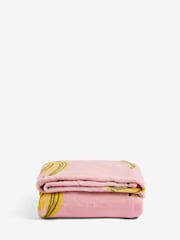 Pink Banana Fleece Throw - Image 5 of 5