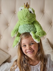 Warmies Frog with Crown Heatable Toy - Image 2 of 7