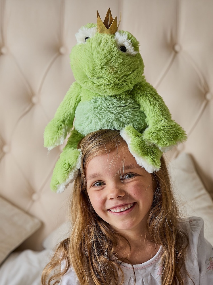 Warmies Frog with Crown Heatable Toy - Image 2 of 7