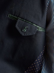 Joules Navy Double Breasted Suit Jacket - Image 11 of 13