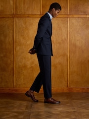 Joules Navy Double Breasted Suit Jacket - Image 4 of 13
