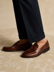 Joules Navy Slim Fit Suit Trousers - Image 6 of 7