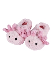 Warmies Axolotl Character Slippers - Image 3 of 5