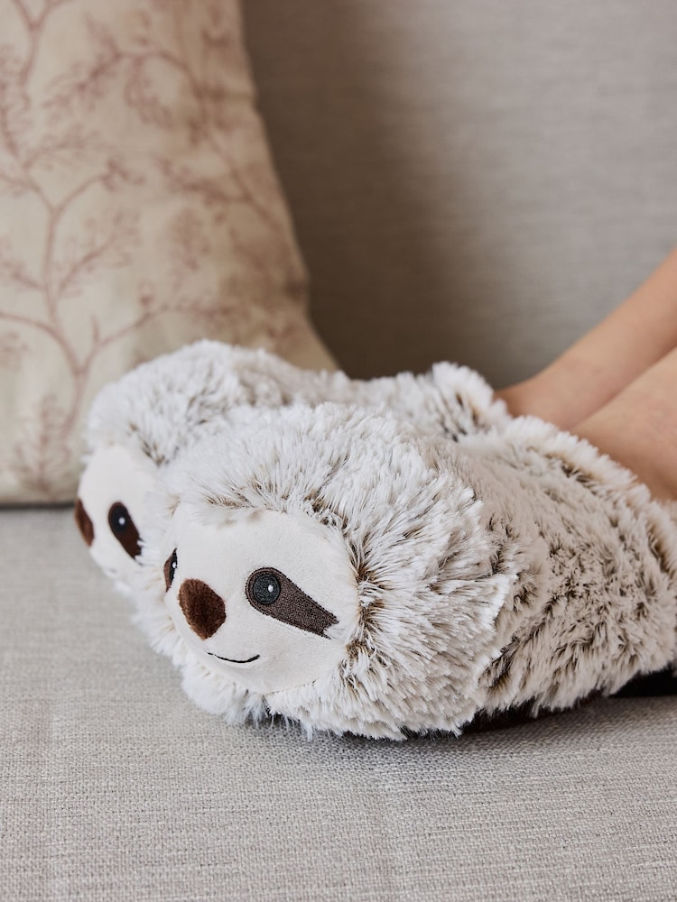 Warmies Sloth Character Slippers - Image 5 of 5