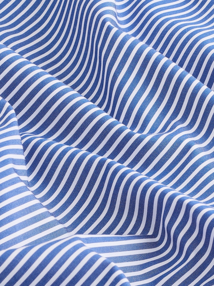 Joules Blue Bengal Long Sleeve 100% Cotton Shirt - Image 10 of 10