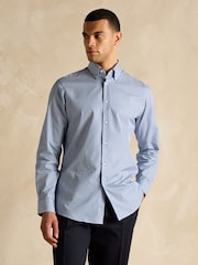 Joules Blue Bengal Long Sleeve 100% Cotton Shirt - Image 2 of 10