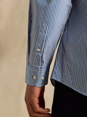 Joules Blue Bengal Long Sleeve 100% Cotton Shirt - Image 7 of 10