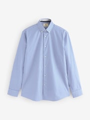 Joules Blue Bengal Long Sleeve 100% Cotton Shirt - Image 9 of 10