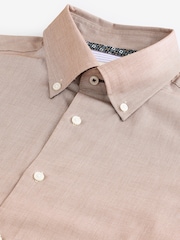 Joules Neutral Textured 100% Cotton Long Sleeve Shirt - Image 1 of 11