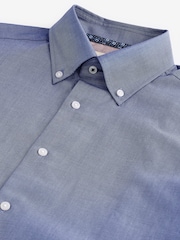 Joules Blue 100% Cotton Oxford Shirt - Image 1 of 10
