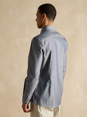 Joules Blue 100% Cotton Oxford Shirt - Image 3 of 10