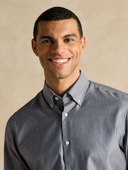 Joules Blue 100% Cotton Oxford Shirt - Image 5 of 10